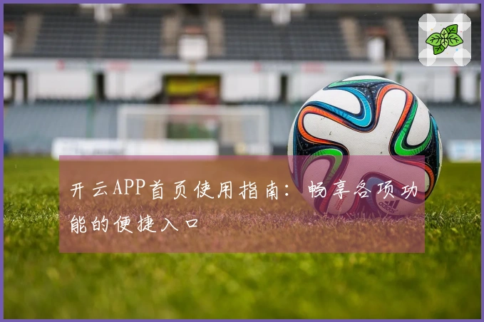 开云APP首页使用指南：畅享各项功能的便捷入口