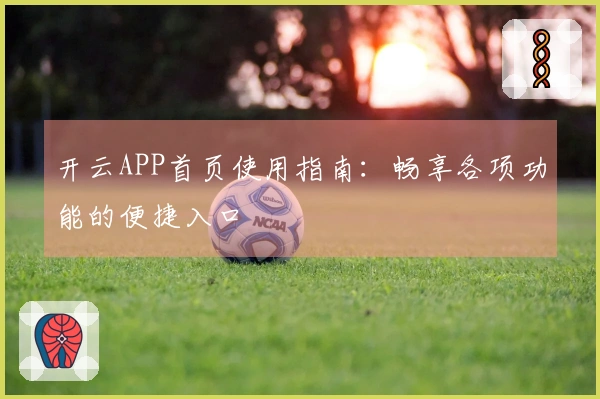 开云APP首页使用指南：畅享各项功能的便捷入口